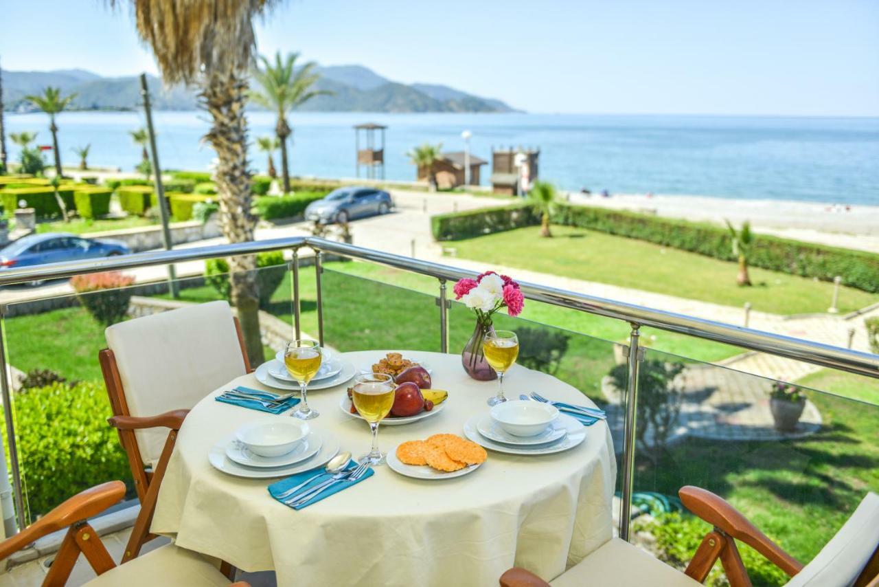 Saros Apartments Calis Beach Fethiye Exterior photo